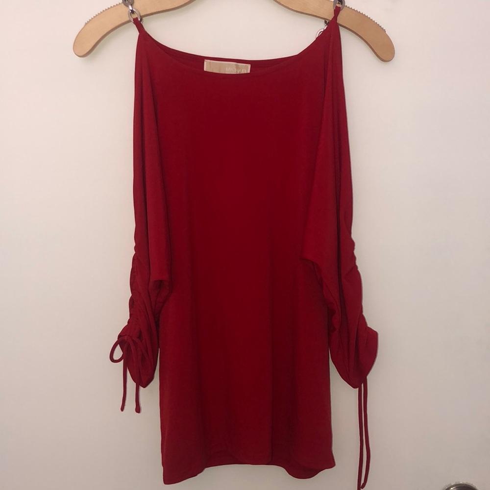 Michael Kors cold shoulder blouse